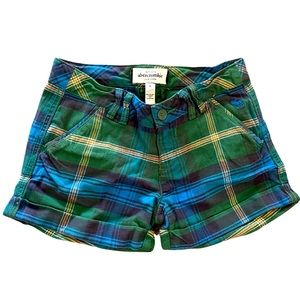 NWT Kids / Girls Abercrombie Plaid Shorts size 10